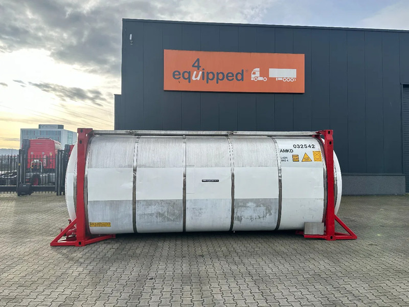 Van Hool 20FT SWAP BODY 30.800L IMO-4 5Y/CSC-inspection: 06-2028 - Tároló tartály: 2 kép. Van Hool 20FT SWAP BODY 30.800L IMO-4 5Y/CSC-inspection: 06-2028 - Tároló tartály: 2 kép.