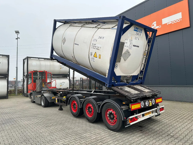 Van Hool 20FT Tipping-chassis, ADR (EX/II, EX/III, FL, AT), SAF, 2 liftaxles - Félpótkocsi cserefelépítményes: 2 kép. Van Hool 20FT Tipping-chassis, ADR (EX/II, EX/III, FL, AT), SAF, 2 liftaxles - Félpótkocsi cserefelépítményes: 2 kép.
