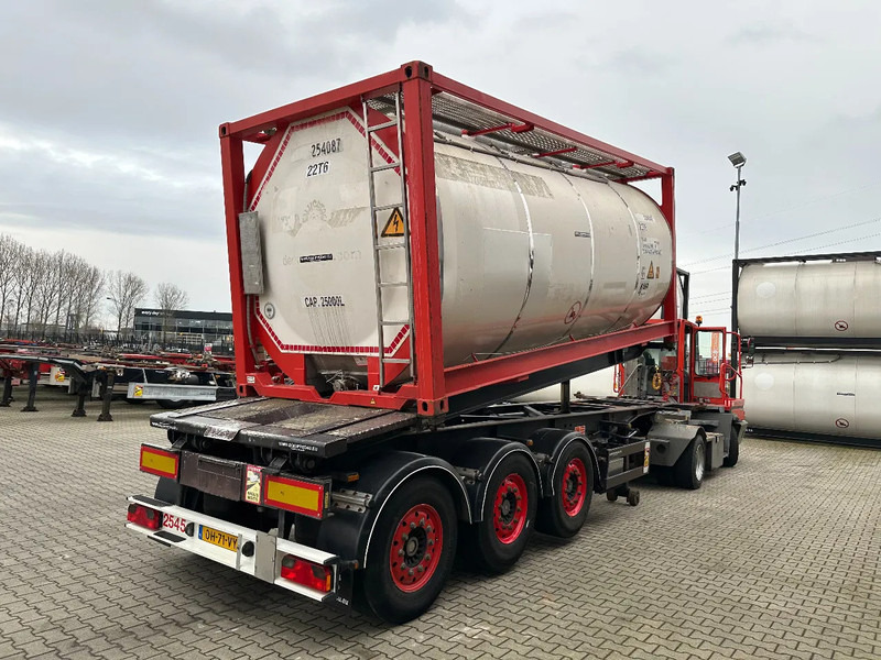 Van Hool 20FT Tipping-chassis, ADR (EX/II, EX/III, FL, AT), SAF + DISC, 2 liftaxles - Félpótkocsi cserefelépítményes: 5 kép. Van Hool 20FT Tipping-chassis, ADR (EX/II, EX/III, FL, AT), SAF + DISC, 2 liftaxles - Félpótkocsi cserefelépítményes: 5 kép.