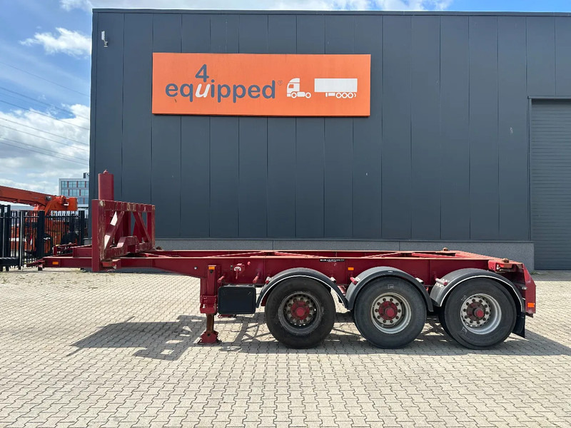Van Hool 3 AXLE 20FT KIEP-CHASSIS, BPW + TROMMELREMMEN - Félpótkocsi cserefelépítményes: 2 kép. Van Hool 3 AXLE 20FT KIEP-CHASSIS, BPW + TROMMELREMMEN - Félpótkocsi cserefelépítményes: 2 kép.