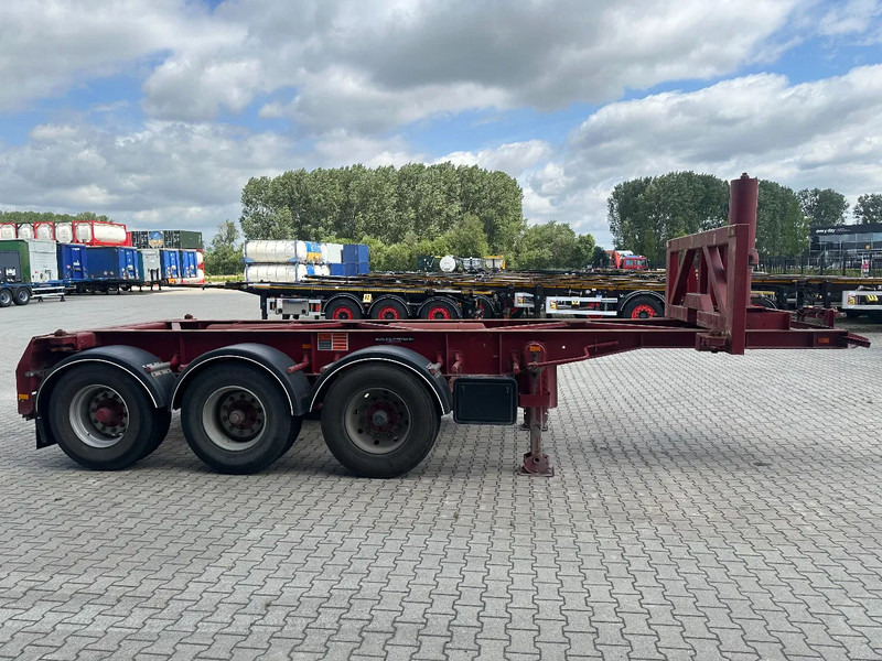 Van Hool 3 AXLE 20FT KIEP-CHASSIS, BPW + TROMMELREMMEN - Félpótkocsi cserefelépítményes: 3 kép. Van Hool 3 AXLE 20FT KIEP-CHASSIS, BPW + TROMMELREMMEN - Félpótkocsi cserefelépítményes: 3 kép.