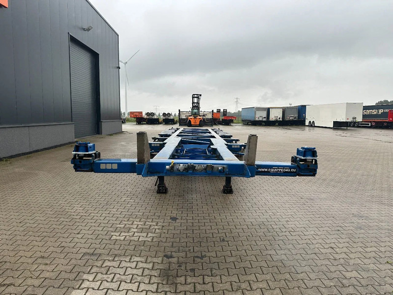 Van Hool 40FT HC-chassis, DISCBRAKES, liftaxle, extendable - Félpótkocsi cserefelépítményes: 5 kép. Van Hool 40FT HC-chassis, DISCBRAKES, liftaxle, extendable - Félpótkocsi cserefelépítményes: 5 kép.
