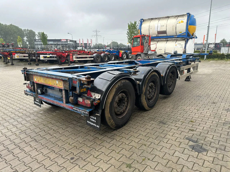 Van Hool 40FT HC-chassis, DISCBRAKES, liftaxle, extendable - Félpótkocsi cserefelépítményes: 3 kép. Van Hool 40FT HC-chassis, DISCBRAKES, liftaxle, extendable - Félpótkocsi cserefelépítményes: 3 kép.