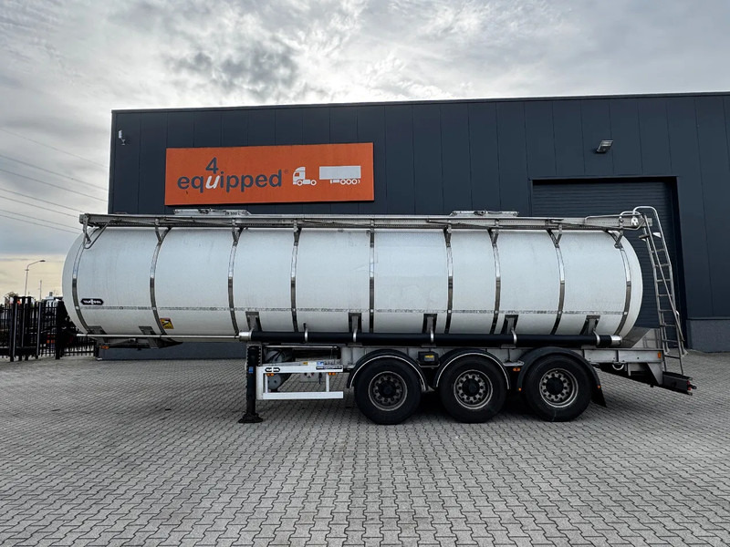 Van Hool LEBENSMITTEL / RVS Rahmen / Leergewicht: 5.860kg / 29.500L / 1-Kammer+ 1 Schwallwand / Scheibebremse / NL / APK 02-2026 - Tartályos félpótkocsi: 2 kép. Van Hool LEBENSMITTEL / RVS Rahmen / Leergewicht: 5.860kg / 29.500L / 1-Kammer+ 1 Schwallwand / Scheibebremse / NL / APK 02-2026 - Tartályos félpótkocsi: 2 kép.
