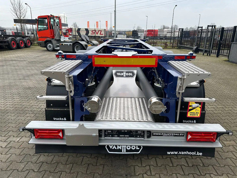 Van Hool NEW / DIRECT AVAILABLE 20FT / 20FT SWAP ADR-CHASSIS, DISCBRAKES, 3x available, ALU WHEELS - Félpótkocsi cserefelépítményes: 4 kép. Van Hool NEW / DIRECT AVAILABLE 20FT / 20FT SWAP ADR-CHASSIS, DISCBRAKES, 3x available, ALU WHEELS - Félpótkocsi cserefelépítményes: 4 kép.