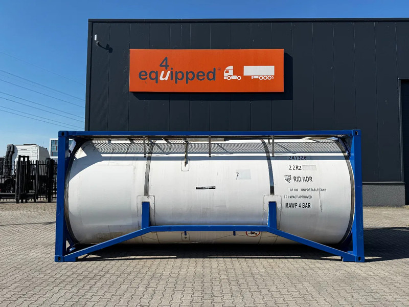 Welfit Oddy 20FT ISO, 23.910L / 1-COMP. , T11, valid 5Y inspection till 10/2027 - Tároló tartály: 2 kép. Welfit Oddy 20FT ISO, 23.910L / 1-COMP. , T11, valid 5Y inspection till 10/2027 - Tároló tartály: 2 kép.