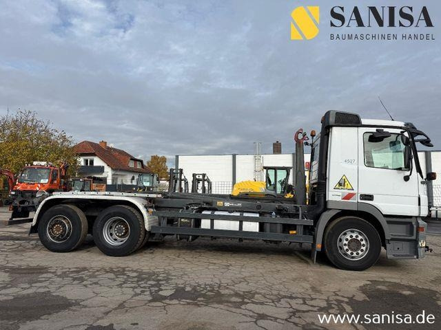 Mercedes-Benz 2541/Meiler RK 20.70/6x2/Lift/Blatt-Luft - Horgos rakodó teherautó: 2 kép. Mercedes-Benz 2541/Meiler RK 20.70/6x2/Lift/Blatt-Luft - Horgos rakodó teherautó: 2 kép.