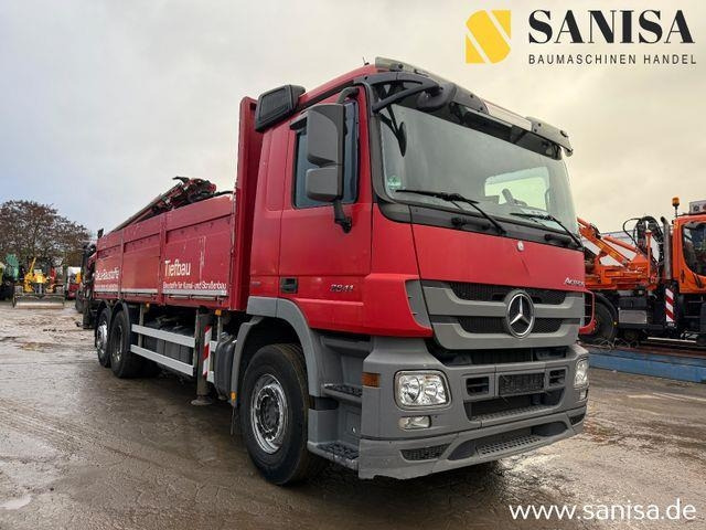 Mercedes-Benz Actros 2541/Kran/PK 34002-SH E/FlyJib/Funk/31Met - Platós teherautó: 2 kép. Mercedes-Benz Actros 2541/Kran/PK 34002-SH E/FlyJib/Funk/31Met - Platós teherautó: 2 kép.