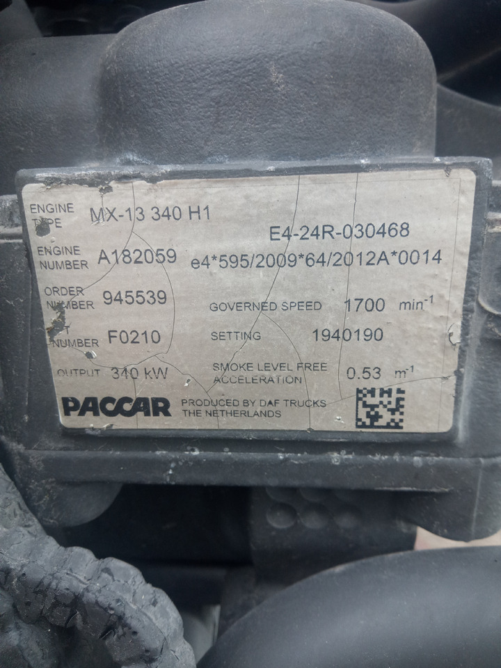 Daf XF106 - Motor: 5 kép. Daf XF106 - Motor: 5 kép.