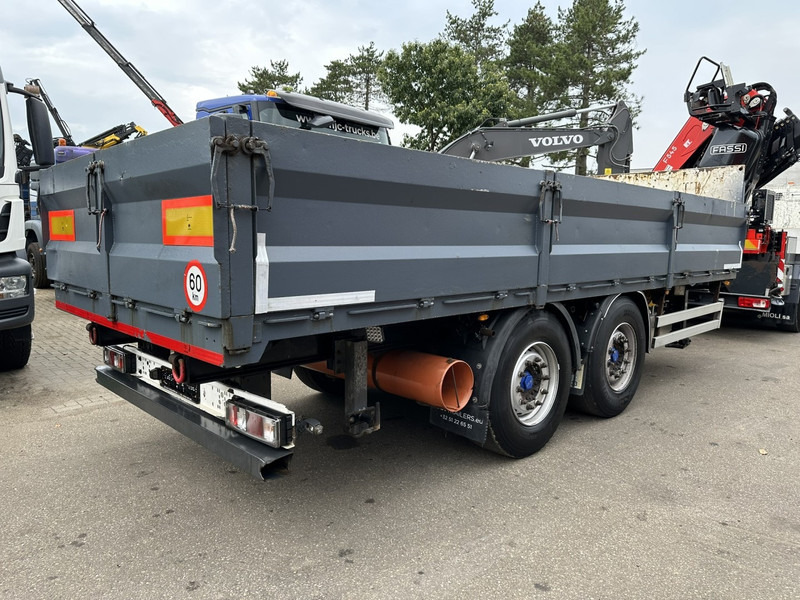 Platós pótkocsi A&D ZA 18 2-AS AANHANGER - 6m50 - GROTE WIELEN - BELGISCHE PAPIEREN - LUCHTVERING / AIR SUSPENSION: 17 kép.