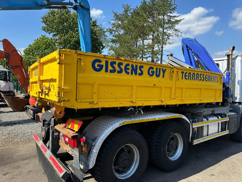 CONTAINER + CRANE FASSI F85.22 - 4m50 platform - 2x hydr - 2 extra hydr Functions for grabber + rotator - 5m70 total length - Emelőhorgos/ Konténerszállító rendszer: 3 kép. CONTAINER + CRANE FASSI F85.22 - 4m50 platform - 2x hydr - 2 extra hydr Functions for grabber + rotator - 5m70 total length - Emelőhorgos/ Konténerszállító rendszer: 3 kép.