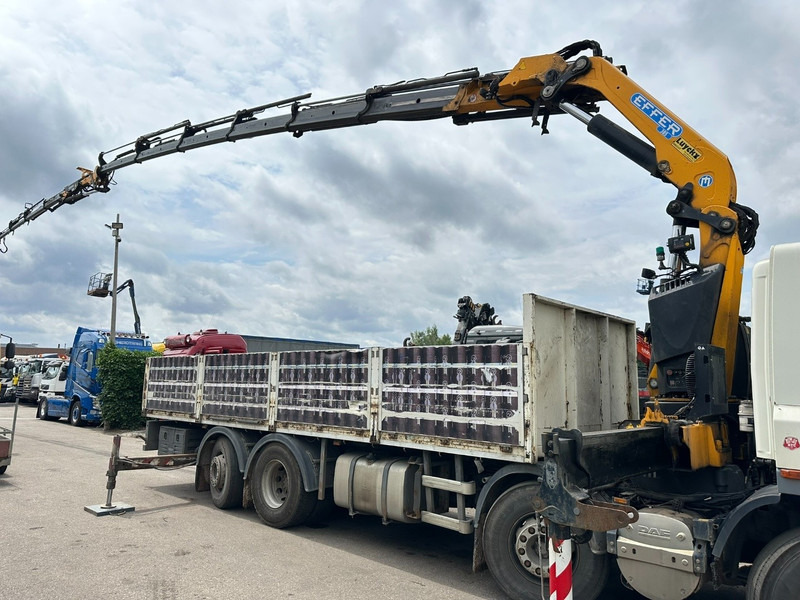 DAF CF 85.360 8x2 + CRANE (25m!) EFFER 305 6S + JIB 4S + ROTATOR - PLATORM 7m60 - LIFT + STEERING AXLE - EURO 5 - BE - Darus autó: 3 kép. DAF CF 85.360 8x2 + CRANE (25m!) EFFER 305 6S + JIB 4S + ROTATOR - PLATORM 7m60 - LIFT + STEERING AXLE - EURO 5 - BE - Darus autó: 3 kép.