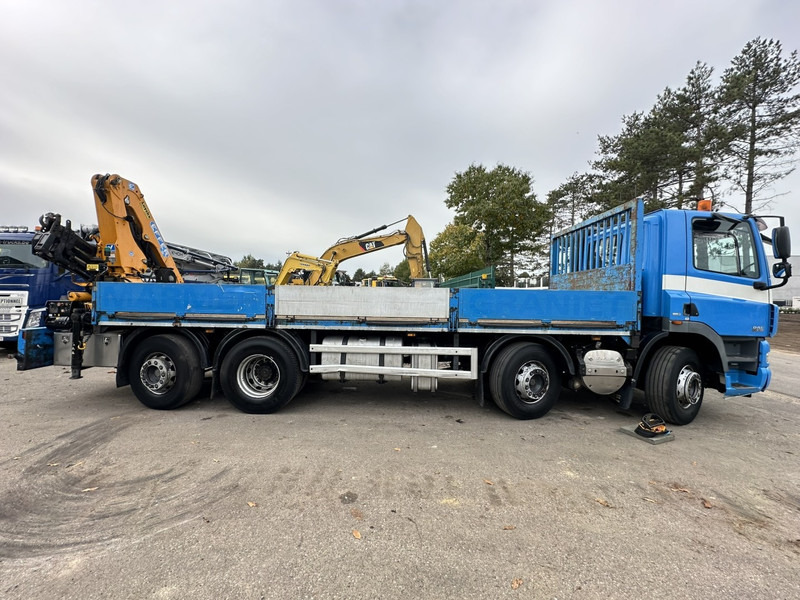 DAF CF 85.360 8x2 PLATFORM 7m35 + CRANE EFFER 165-3S + RADIO - MANUAL GEARBOX ZF - EURO 5 - BE TRUCK - Darus autó: 5 kép. DAF CF 85.360 8x2 PLATFORM 7m35 + CRANE EFFER 165-3S + RADIO - MANUAL GEARBOX ZF - EURO 5 - BE TRUCK - Darus autó: 5 kép.