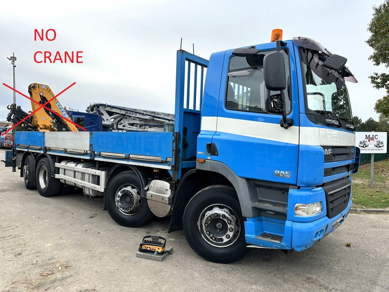 DAF CF 85.360 8x2 (no crane!) - MANUAL GEARBOX ZF - EURO 5 - BE TRUCK - Platós teherautó: 1 kép. DAF CF 85.360 8x2 (no crane!) - MANUAL GEARBOX ZF - EURO 5 - BE TRUCK - Platós teherautó: 1 kép.