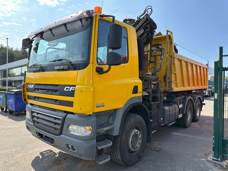 DAF CF 85.410 6X4 21T HOOKLIFT + CRANE HIAB 166-3 HIPRO + ROTATOR - 5/6F - RETARDER - TÜV 10/2025 - EURO 5 - BE TRUCK - Horgos rakodó teherautó, Darus autó: 5 kép. DAF CF 85.410 6X4 21T HOOKLIFT + CRANE HIAB 166-3 HIPRO + ROTATOR - 5/6F - RETARDER - TÜV 10/2025 - EURO 5 - BE TRUCK - Horgos rakodó teherautó, Darus autó: 5 kép.