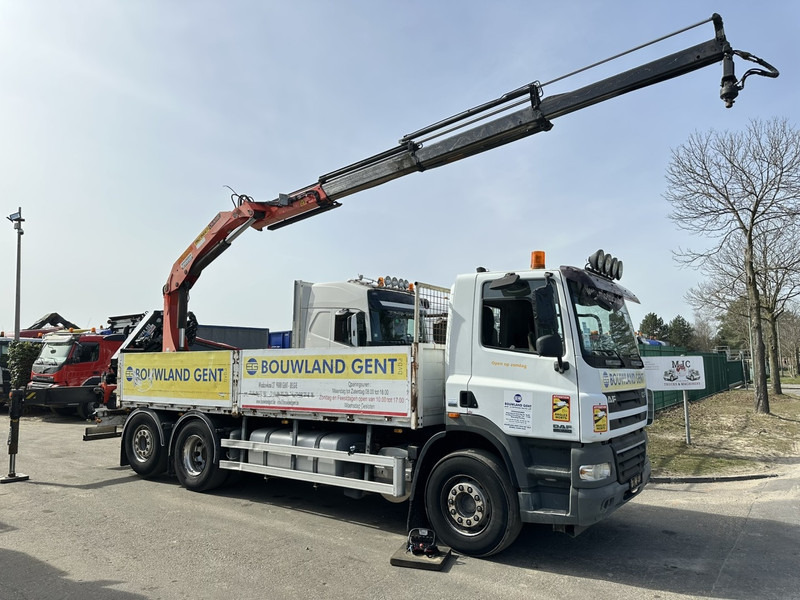 DAF CF 85.460 6x2 LIFT+LENK ACHSE + KRAN PALFINGER PK 18500 (3x) + RADIO + ROTATOR - EURO 5 - AS TRONIC - BE TRUCK - Platós teherautó, Darus autó: 2 kép. DAF CF 85.460 6x2 LIFT+LENK ACHSE + KRAN PALFINGER PK 18500 (3x) + RADIO + ROTATOR - EURO 5 - AS TRONIC - BE TRUCK - Platós teherautó, Darus autó: 2 kép.
