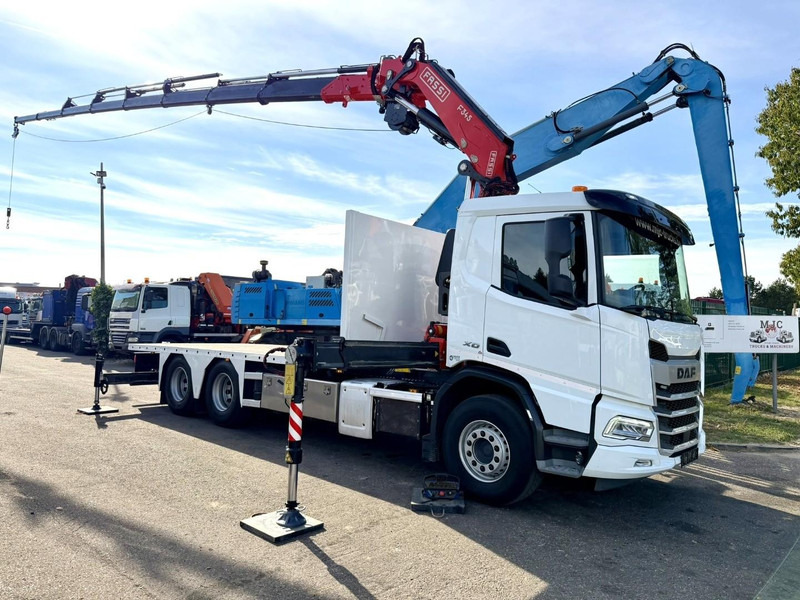 DAF XD 450 6x4 + (24m) CRANE FASSI F345 8x + WINCH - 35.000km - *TOP CONDITION* - BE TRUCK - Darus autó: 1 kép. DAF XD 450 6x4 + (24m) CRANE FASSI F345 8x + WINCH - 35.000km - *TOP CONDITION* - BE TRUCK - Darus autó: 1 kép.