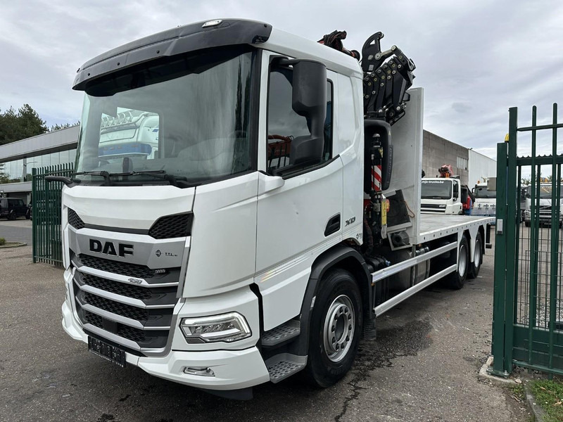 DAF XD 450 6x4 + (24m) CRANE FASSI F345 8x + WINCH - 35.000km - *TOP CONDITION* - BE TRUCK - Darus autó: 4 kép. DAF XD 450 6x4 + (24m) CRANE FASSI F345 8x + WINCH - 35.000km - *TOP CONDITION* - BE TRUCK - Darus autó: 4 kép.