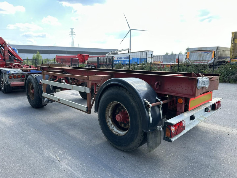 DEOM - SCHMIT R202P 2-AS CONTAINER TRANSPORT - BPW - GOEDE BANDEN - LUCHTVERING - BELGISCHE PAPIEREN - Pótkocsi cserefelépítményes: 4 kép. DEOM - SCHMIT R202P 2-AS CONTAINER TRANSPORT - BPW - GOEDE BANDEN - LUCHTVERING - BELGISCHE PAPIEREN - Pótkocsi cserefelépítményes: 4 kép.