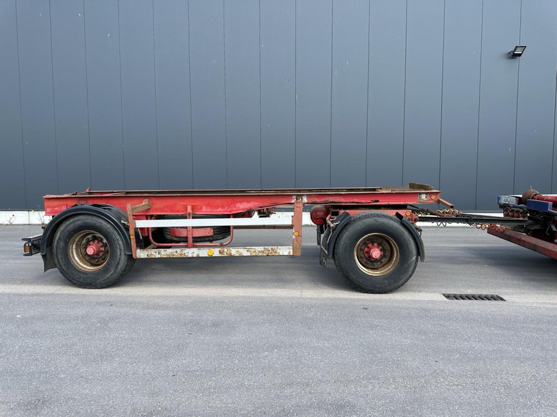 DEOM - SCHMIT R202P 2-AS CONTAINER TRANSPORT - BPW - GOEDE BANDEN - LUCHTVERING - BELGISCHE PAPIEREN - Pótkocsi cserefelépítményes: 5 kép. DEOM - SCHMIT R202P 2-AS CONTAINER TRANSPORT - BPW - GOEDE BANDEN - LUCHTVERING - BELGISCHE PAPIEREN - Pótkocsi cserefelépítményes: 5 kép.