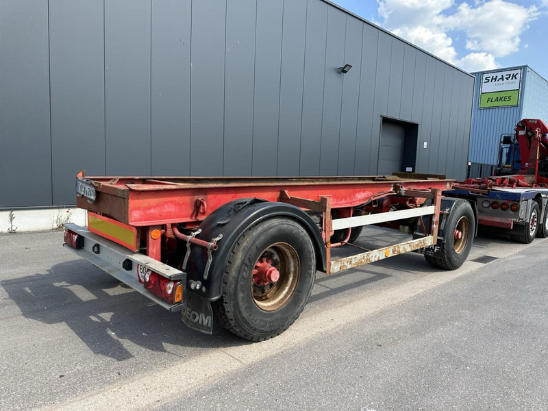 DEOM - SCHMIT R202P 2-AS CONTAINER TRANSPORT - BPW - GOEDE BANDEN - LUCHTVERING - BELGISCHE PAPIEREN - Pótkocsi cserefelépítményes: 2 kép. DEOM - SCHMIT R202P 2-AS CONTAINER TRANSPORT - BPW - GOEDE BANDEN - LUCHTVERING - BELGISCHE PAPIEREN - Pótkocsi cserefelépítményes: 2 kép.