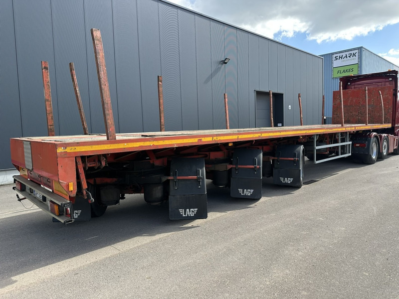 Faymonville T5AZG 48T - 28m! TELEMAX / TELETRAILER - 3 HYDR STEERING AXLES - BPW - BELGIAN REGISTRATION - Platós félpótkocsi: 5 kép. Faymonville T5AZG 48T - 28m! TELEMAX / TELETRAILER - 3 HYDR STEERING AXLES - BPW - BELGIAN REGISTRATION - Platós félpótkocsi: 5 kép.