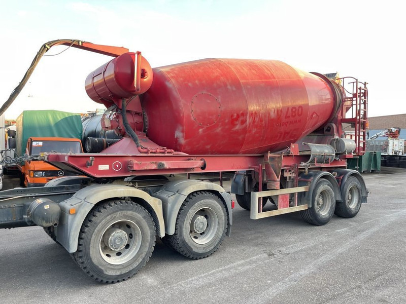 Hoenkhaus 12m3 CONCRETE MIXER 2 Axles SAF - AIR SUSP. - DRUM BRAKES - BE TRAILER - Betonkeverő félpótkocsi: 1 kép. Hoenkhaus 12m3 CONCRETE MIXER 2 Axles SAF - AIR SUSP. - DRUM BRAKES - BE TRAILER - Betonkeverő félpótkocsi: 1 kép.