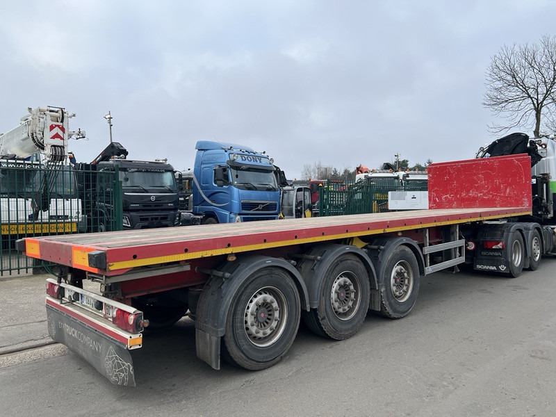 Hoet Trailers SC33AA 41T - 10,00m - Luchtgeveerd - Liftas - Keuring 01/2026 - Platós félpótkocsi: 4 kép. Hoet Trailers SC33AA 41T - 10,00m - Luchtgeveerd - Liftas - Keuring 01/2026 - Platós félpótkocsi: 4 kép.
