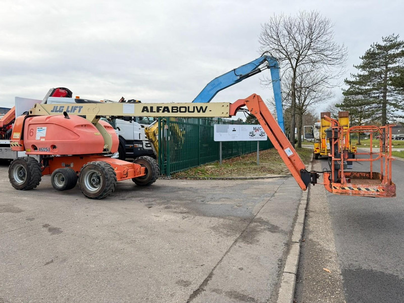JLG 460SJ ST - 16m - 4x4 - 230kg - DEUTZ DIESEL - TELESCOPIC BOOMLIFT / HOOGWERKER - BE MACHINE - Emelő: 1 kép. JLG 460SJ ST - 16m - 4x4 - 230kg - DEUTZ DIESEL - TELESCOPIC BOOMLIFT / HOOGWERKER - BE MACHINE - Emelő: 1 kép.