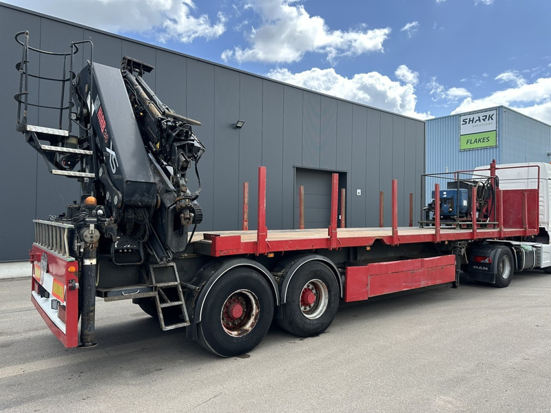 Kwb 2-AXLES PLATFORM + CRANE + HIAB 377 E-4 HIPRO + JIB 100X-3 + RADIO + ROTATOR - SAF axles - AIR SUSPENISION - BELGIAN REG. - Platós félpótkocsi: 1 kép. Kwb 2-AXLES PLATFORM + CRANE + HIAB 377 E-4 HIPRO + JIB 100X-3 + RADIO + ROTATOR - SAF axles - AIR SUSPENISION - BELGIAN REG. - Platós félpótkocsi: 1 kép.