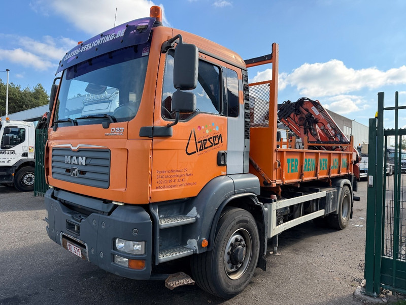 MAN TGA 18.310 4x4 Hydro-drive 2-SEITEN KIPPER + KRAN ATLAS 165 (4x) + RADIO - BE truck - Billenőplatós teherautó, Darus autó: 3 kép. MAN TGA 18.310 4x4 Hydro-drive 2-SEITEN KIPPER + KRAN ATLAS 165 (4x) + RADIO - BE truck - Billenőplatós teherautó, Darus autó: 3 kép.