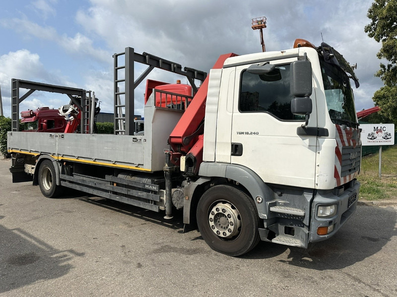 MAN TGM 18.240 4x2 + 2010 CRANE HMF 1420 K6 (17.5m! 6x) RADIO - PLATFORM 6m60 - MANUAL - EURO 3 - BE TRUCK - Platós teherautó, Darus autó: 1 kép. MAN TGM 18.240 4x2 + 2010 CRANE HMF 1420 K6 (17.5m! 6x) RADIO - PLATFORM 6m60 - MANUAL - EURO 3 - BE TRUCK - Platós teherautó, Darus autó: 1 kép.
