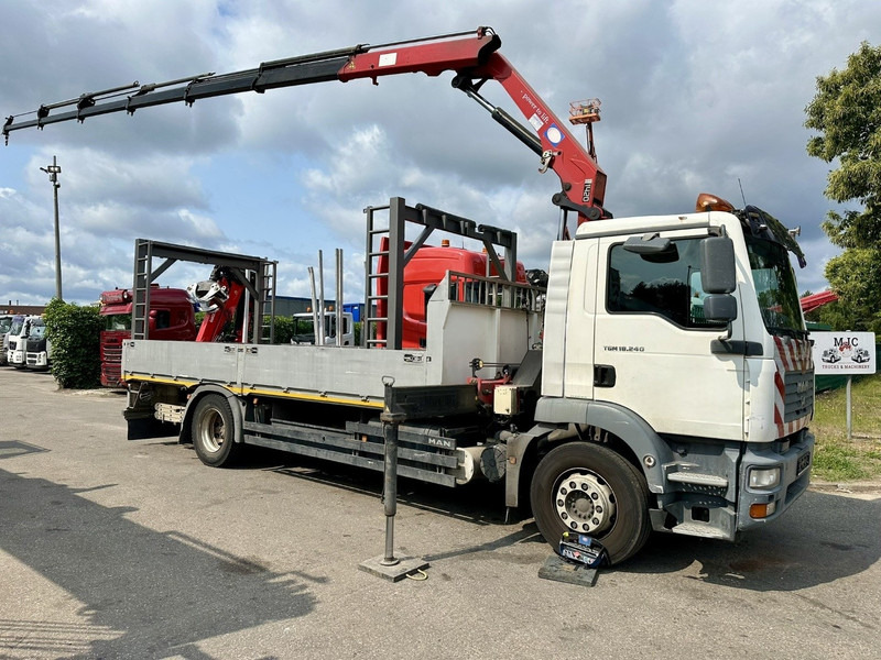 MAN TGM 18.240 4x2 + 2010 CRANE HMF 1420 K6 (17.5m! 6x) RADIO - PLATFORM 6m60 - MANUAL - EURO 3 - BE TRUCK - Darus autó: 1 kép. MAN TGM 18.240 4x2 + 2010 CRANE HMF 1420 K6 (17.5m! 6x) RADIO - PLATFORM 6m60 - MANUAL - EURO 3 - BE TRUCK - Darus autó: 1 kép.