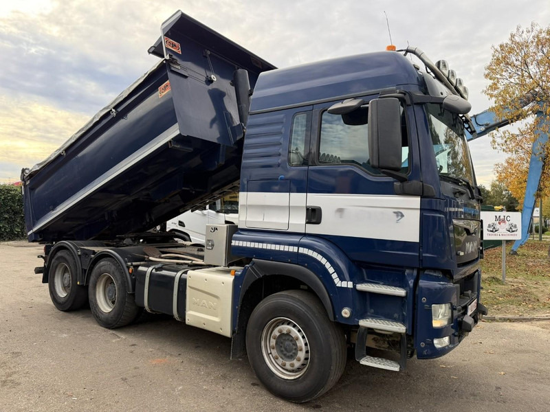 MAN TGS 33.480 6x4 TIPPER + TRACTOR - DOUBLE SYSTEM / WISSELSYSTEEM / DOUBLE PVA - RETARDER - HUB REDUCTION - BE TRUCK - Billenőplatós teherautó: 1 kép. MAN TGS 33.480 6x4 TIPPER + TRACTOR - DOUBLE SYSTEM / WISSELSYSTEEM / DOUBLE PVA - RETARDER - HUB REDUCTION - BE TRUCK - Billenőplatós teherautó: 1 kép.