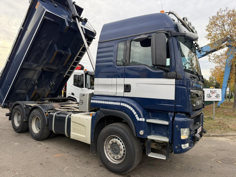 MAN TGS 33.480 6x4 TIPPER + TRACTOR - DOUBLE SYSTEM / WISSELSYSTEEM / DOUBLE PVA - RETARDER - HUB REDUCTION - BE TRUCK - Billenőplatós teherautó: 5 kép. MAN TGS 33.480 6x4 TIPPER + TRACTOR - DOUBLE SYSTEM / WISSELSYSTEEM / DOUBLE PVA - RETARDER - HUB REDUCTION - BE TRUCK - Billenőplatós teherautó: 5 kép.