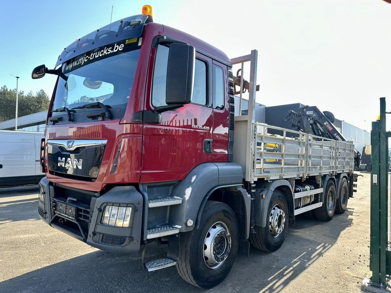 MAN TGS 35.420 8x4 + CRANE HIAB X-HIPRO 302 EP-5 - 192.000km - ROTATOR - 5/6 F - PLATFORM 6m55 - AIR SUSPENSION - TUV 06/2025 - TOP CONDITION - Darus autó: 3 kép. MAN TGS 35.420 8x4 + CRANE HIAB X-HIPRO 302 EP-5 - 192.000km - ROTATOR - 5/6 F - PLATFORM 6m55 - AIR SUSPENSION - TUV 06/2025 - TOP CONDITION - Darus autó: 3 kép.