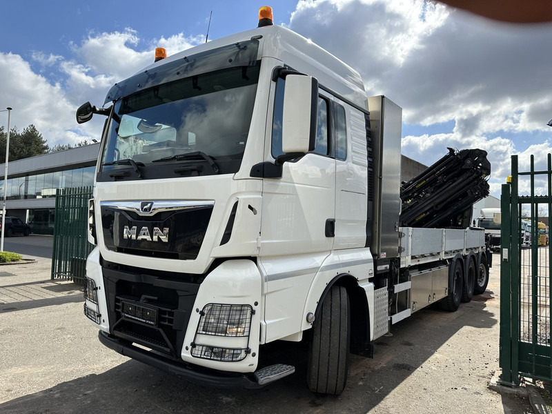 MAN TGX 35.420 8x4-4 TRIDEM + CRANE (26m!) HIAB X-HIPRO 408 E-5 + JIB 100X-5 - PLATFORM 6m40 - *306.245km* - BE TRUCK - Darus autó: 4 kép. MAN TGX 35.420 8x4-4 TRIDEM + CRANE (26m!) HIAB X-HIPRO 408 E-5 + JIB 100X-5 - PLATFORM 6m40 - *306.245km* - BE TRUCK - Darus autó: 4 kép.