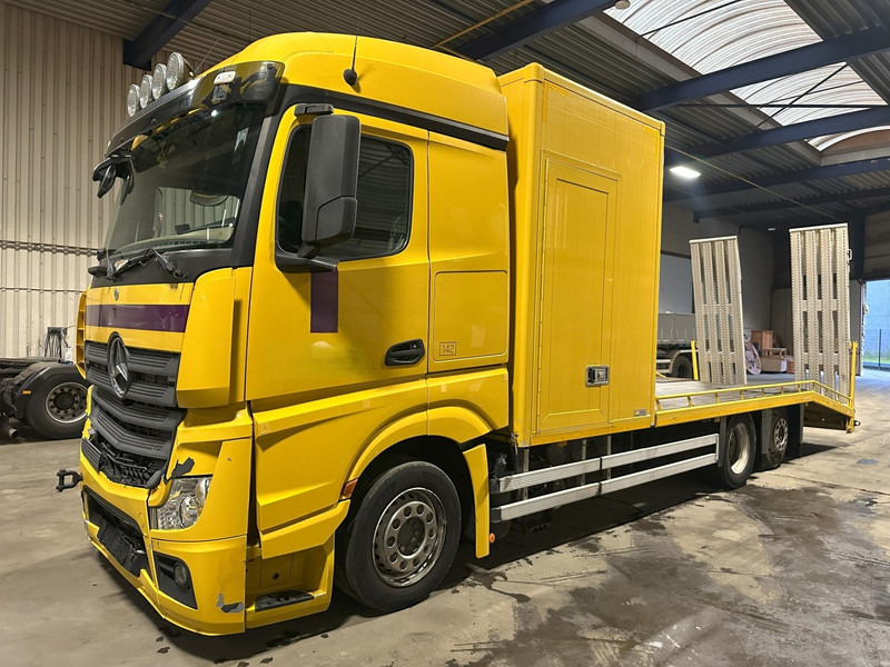Mercedes-Benz ACTROS 2745 6x2 OPRIJWAGEN / AUTOTRANSPORTER / MACHINE TRANSPORTER - WINCH - 6m10 - EURO 5 - LIFT AXLE - HYDR RAMPS - NL TRUCK - Vontató: 2 kép. Mercedes-Benz ACTROS 2745 6x2 OPRIJWAGEN / AUTOTRANSPORTER / MACHINE TRANSPORTER - WINCH - 6m10 - EURO 5 - LIFT AXLE - HYDR RAMPS - NL TRUCK - Vontató: 2 kép.
