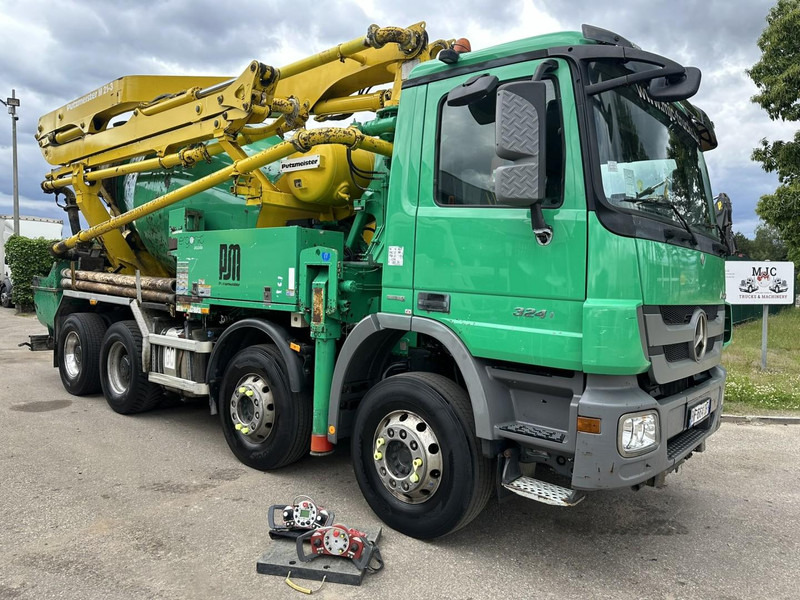 Mercedes-Benz ACTROS 3241 8x4 PUMI PM M 21-3 (21m) Putzmeister - *238.000km* / 1586H - EPS - BLADVERING / NAAFREDUCTIE - Betonmixer: 1 kép. Mercedes-Benz ACTROS 3241 8x4 PUMI PM M 21-3 (21m) Putzmeister - *238.000km* / 1586H - EPS - BLADVERING / NAAFREDUCTIE - Betonmixer: 1 kép.