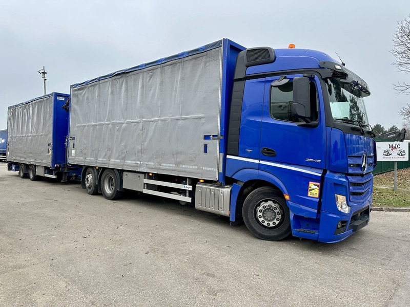 Mercedes-Benz Actros 2645 6x2 105m³ JUMBO + RETARDER + CRANE PALFINGER PK 19.001 SLD (4x) + RADIO - *FULL AIR* - FRIGO - EURO 6 - SAF AXLES - BELGIAN TRUCK - Darus autó: 2 kép. Mercedes-Benz Actros 2645 6x2 105m³ JUMBO + RETARDER + CRANE PALFINGER PK 19.001 SLD (4x) + RADIO - *FULL AIR* - FRIGO - EURO 6 - SAF AXLES - BELGIAN TRUCK - Darus autó: 2 kép.