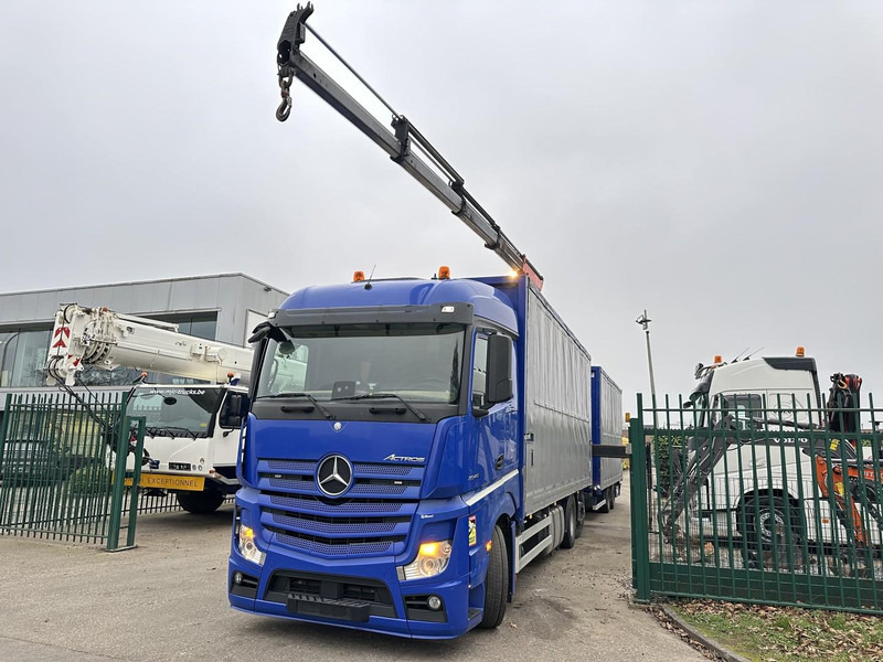 Mercedes-Benz Actros 2645 6x2 105m³ JUMBO + RETARDER + CRANE PALFINGER PK 19.001 SLD (4x) + RADIO - *FULL AIR* - FRIGO - EURO 6 - SAF AXLES - BELGIAN TRUCK - Darus autó: 3 kép. Mercedes-Benz Actros 2645 6x2 105m³ JUMBO + RETARDER + CRANE PALFINGER PK 19.001 SLD (4x) + RADIO - *FULL AIR* - FRIGO - EURO 6 - SAF AXLES - BELGIAN TRUCK - Darus autó: 3 kép.