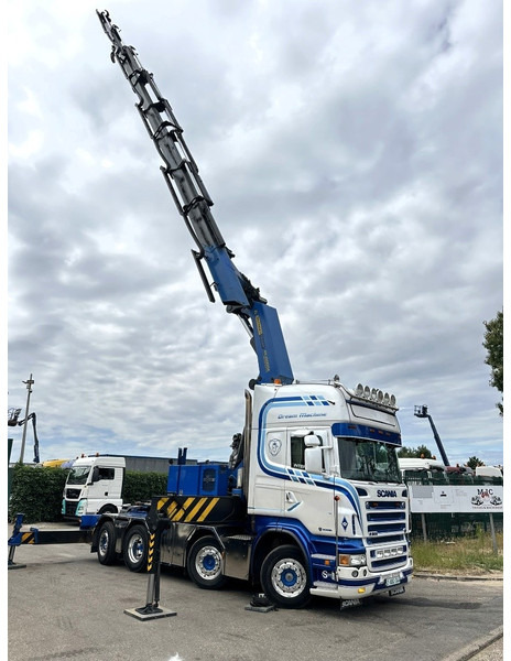 Scania R500 8x2 ZSM + KRAN 100Tm! PALFINGER PK100002 G 8x + 1 ME - RETARDER - ALCOA DURA BRIGHT - LIFT + STEERING - 5/6 HYDR F - TÜV 05/2026 - TOP CONDITION - Nyergesvontató: 5 kép. Scania R500 8x2 ZSM + KRAN 100Tm! PALFINGER PK100002 G 8x + 1 ME - RETARDER - ALCOA DURA BRIGHT - LIFT + STEERING - 5/6 HYDR F - TÜV 05/2026 - TOP CONDITION - Nyergesvontató: 5 kép.