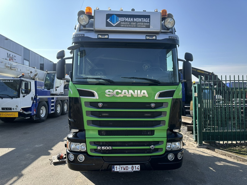 Scania R500 V8 6x2 TRACTOR + CRANE MKG HLK 231 HP (23tm) - 4x HYDR - RADIO - RETARDER - MANUAL - LIFT + STEERING AXLE - Nyergesvontató: 3 kép. Scania R500 V8 6x2 TRACTOR + CRANE MKG HLK 231 HP (23tm) - 4x HYDR - RADIO - RETARDER - MANUAL - LIFT + STEERING AXLE - Nyergesvontató: 3 kép.