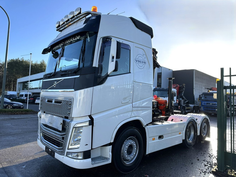 Volvo FH 500 6X2 + PALFINGER PK16502 (2008) - EURO 6 - 473.357 KM - I-SHIFT - FRIGO - BE TRUCK - Nyergesvontató: 2 kép. Volvo FH 500 6X2 + PALFINGER PK16502 (2008) - EURO 6 - 473.357 KM - I-SHIFT - FRIGO - BE TRUCK - Nyergesvontató: 2 kép.
