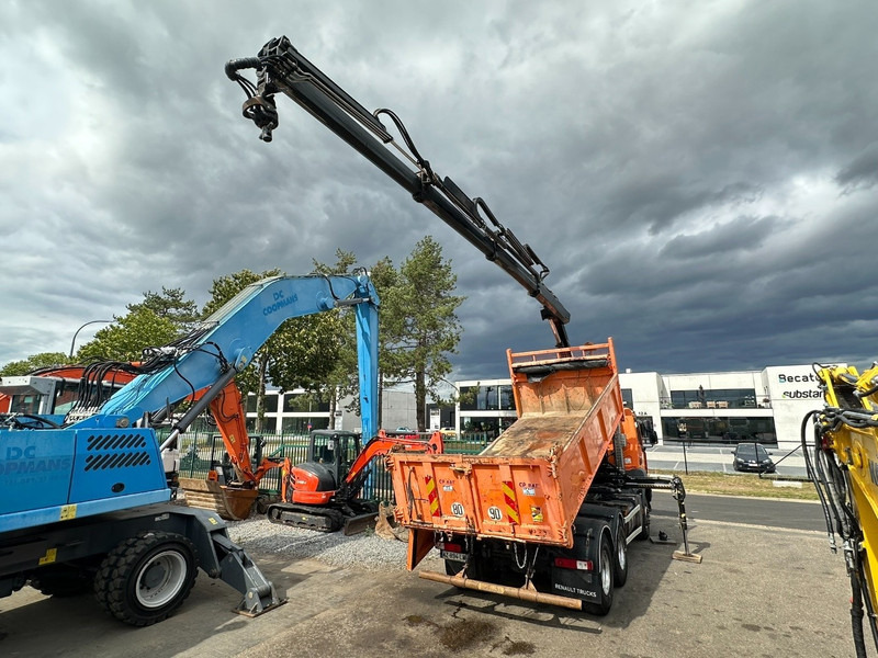 Renault KERAX 380 DXI 6x4 TIPPER + CRANE HIAB 144 B-3 - RADIO - *246.000km* - RETARDER - BORDMATIC - EURO 5 - Billenőplatós teherautó, Darus autó: 5 kép. Renault KERAX 380 DXI 6x4 TIPPER + CRANE HIAB 144 B-3 - RADIO - *246.000km* - RETARDER - BORDMATIC - EURO 5 - Billenőplatós teherautó, Darus autó: 5 kép.