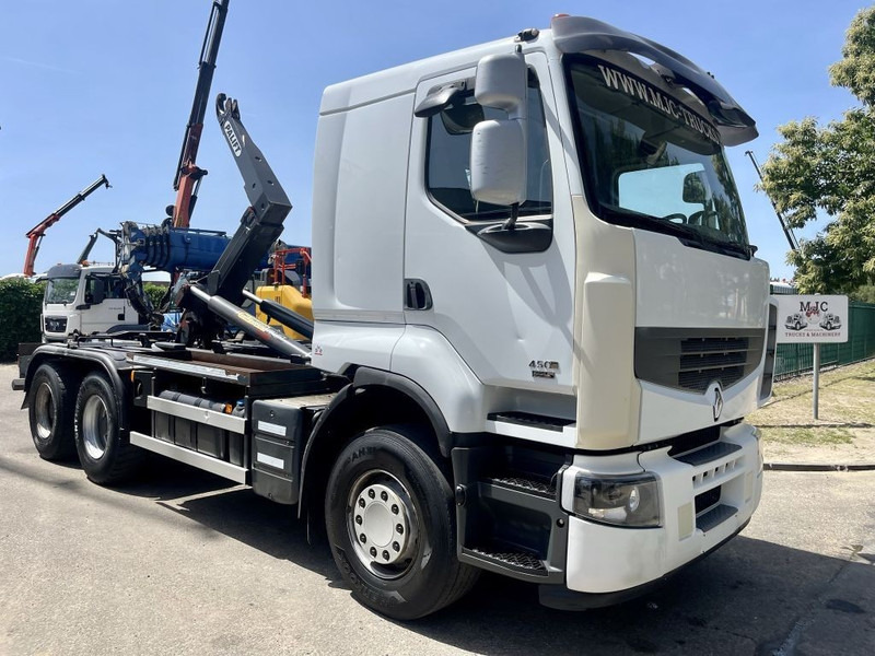 Renault Lander 450 DXI EURO 5 - 6x4 - 20T PALLIFT HAAKSYSTEEM/ ABROLLKIPPER / GANCHO / PORTE CONTAINER - BLATT / AP ACHSEN - BE TRUCK - Horgos rakodó teherautó: 1 kép. Renault Lander 450 DXI EURO 5 - 6x4 - 20T PALLIFT HAAKSYSTEEM/ ABROLLKIPPER / GANCHO / PORTE CONTAINER - BLATT / AP ACHSEN - BE TRUCK - Horgos rakodó teherautó: 1 kép.