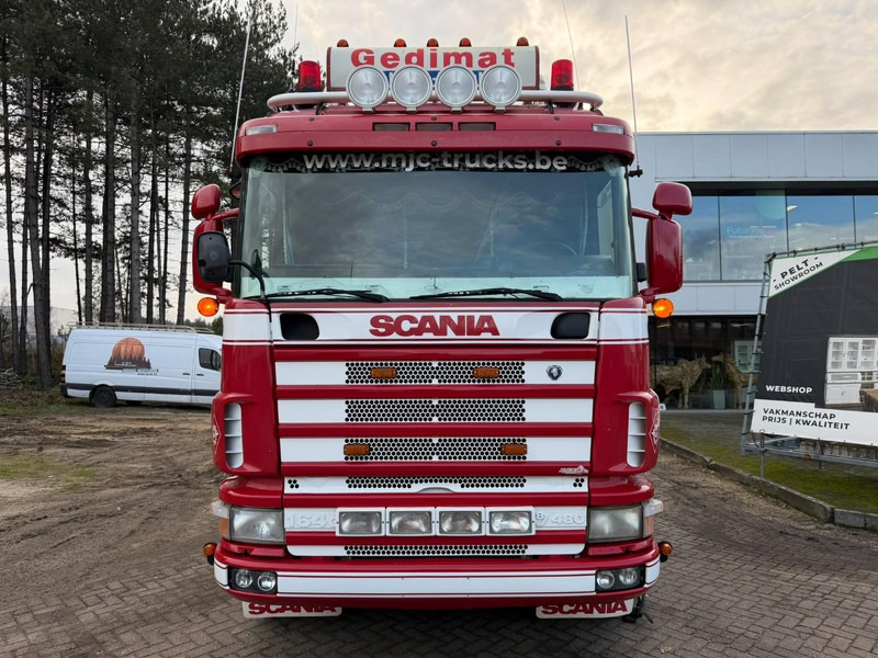 Darus autó Scania 164L-480 V8 6x4 + CRANE HIAB 350-4 + JIB 90-4 - *TOP CONDITION* - ROTATOR - RADIO - RETARDER - STEEL SPRING / HUB REDUCTION - BE TRUCK: 9 kép. Darus autó Scania 164L-480 V8 6x4 + CRANE HIAB 350-4 + JIB 90-4 - *TOP CONDITION* - ROTATOR - RADIO - RETARDER - STEEL SPRING / HUB REDUCTION - BE TRUCK: 9 kép.