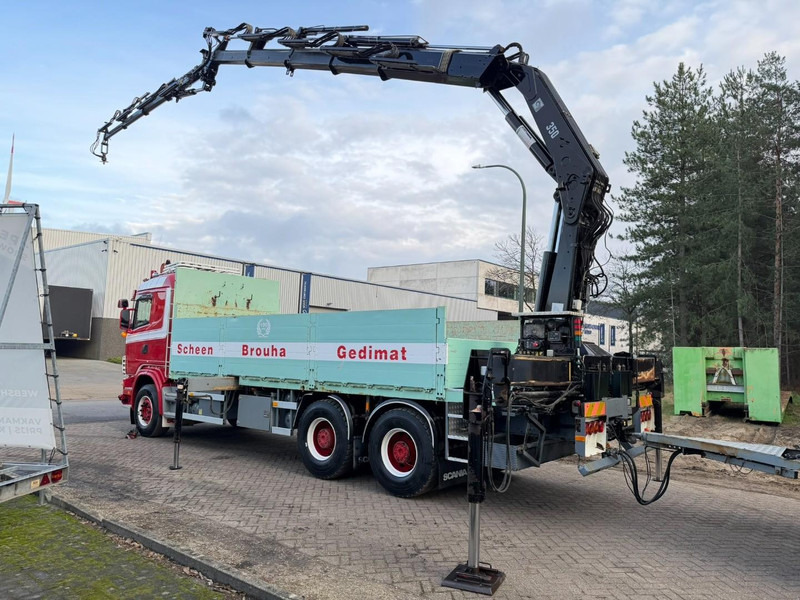 Darus autó Scania 164L-480 V8 6x4 + CRANE HIAB 350-4 + JIB 90-4 - *TOP CONDITION* - ROTATOR - RADIO - RETARDER - STEEL SPRING / HUB REDUCTION - BE TRUCK: 18 kép. Darus autó Scania 164L-480 V8 6x4 + CRANE HIAB 350-4 + JIB 90-4 - *TOP CONDITION* - ROTATOR - RADIO - RETARDER - STEEL SPRING / HUB REDUCTION - BE TRUCK: 18 kép.
