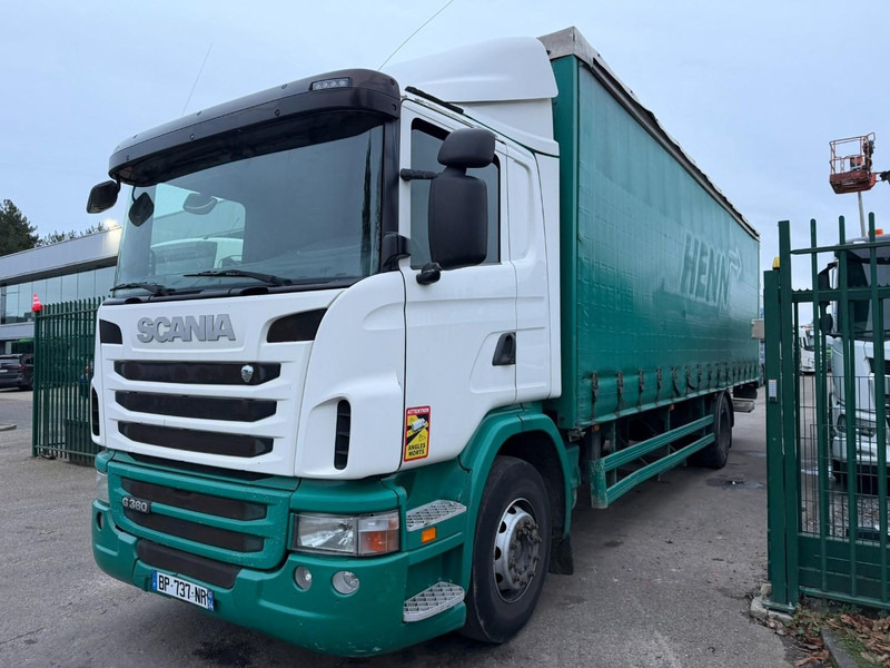 Scania G360 4x2 CURTAINSIDE BOX (9m20 x 2m55 x 2m50) - RETARDER - MANUAL - TAILLIFT - EURO 5 - SLEEPERCAB - SPOILERS - Ponyvás teherautó: 3 kép. Scania G360 4x2 CURTAINSIDE BOX (9m20 x 2m55 x 2m50) - RETARDER - MANUAL - TAILLIFT - EURO 5 - SLEEPERCAB - SPOILERS - Ponyvás teherautó: 3 kép.