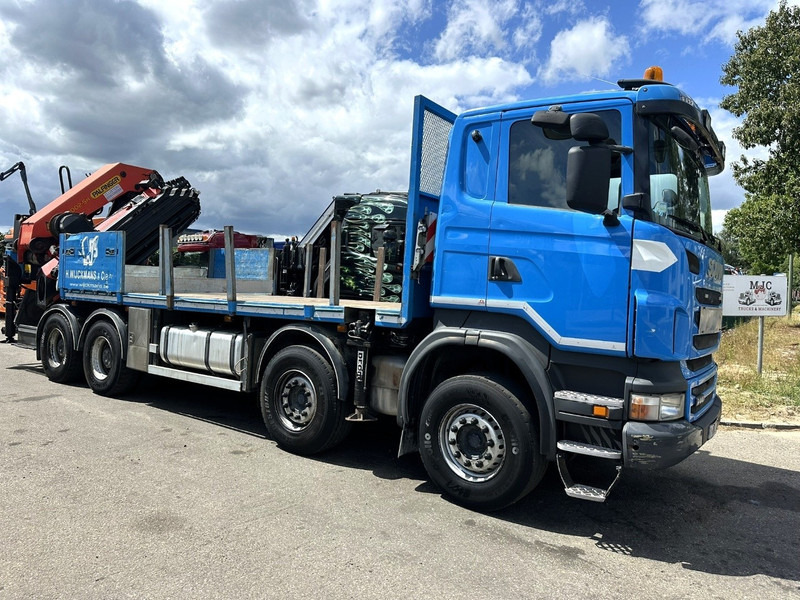 Scania G440 8x4 + (26.5m!) CRANE PALFINGER PK78002 SH G 8x + 1 + WINCH - PLATFORM 6m25 - MANUAL - HUB REDUCTION - STEEL SPRING - EURO 5 - BE TRUCK - Darus autó: 2 kép. Scania G440 8x4 + (26.5m!) CRANE PALFINGER PK78002 SH G 8x + 1 + WINCH - PLATFORM 6m25 - MANUAL - HUB REDUCTION - STEEL SPRING - EURO 5 - BE TRUCK - Darus autó: 2 kép.